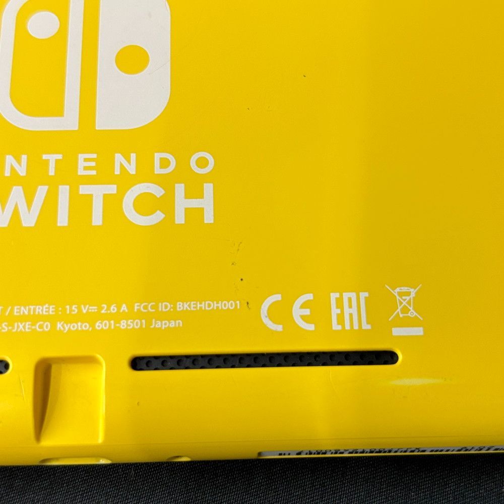 1544◇ゲーム機 ニンテンドーSwitch Lite HDH--001 本体 イエロー 任天堂 ジャンク品