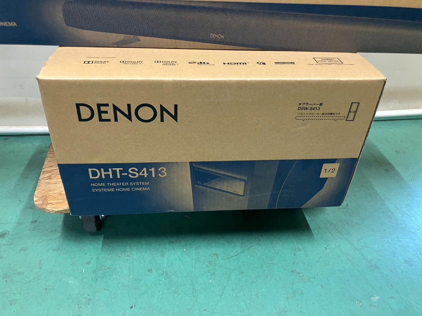 DENON デノン DHT-S413 ホームシアターシステム サウンドバー＋サブウーファー 2箱セット