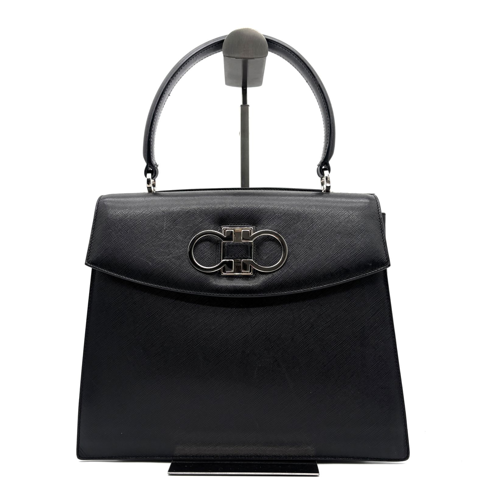 美品 フェラガモ Salvatore Ferragamo ガンチーニ 2way ハンドバッグ 