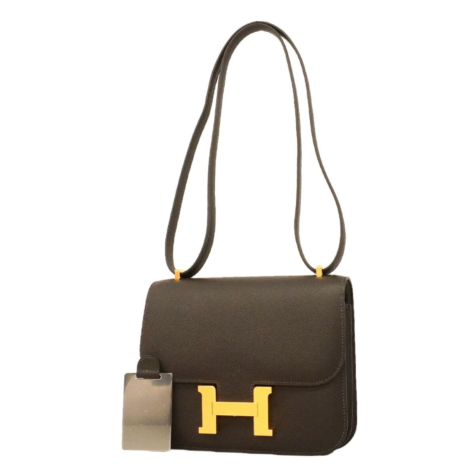 エルメス(Hermes) エルメス ショルダーバッグ コンスタンスミニ ヴォーエプソン ベブラン G刻印レディース