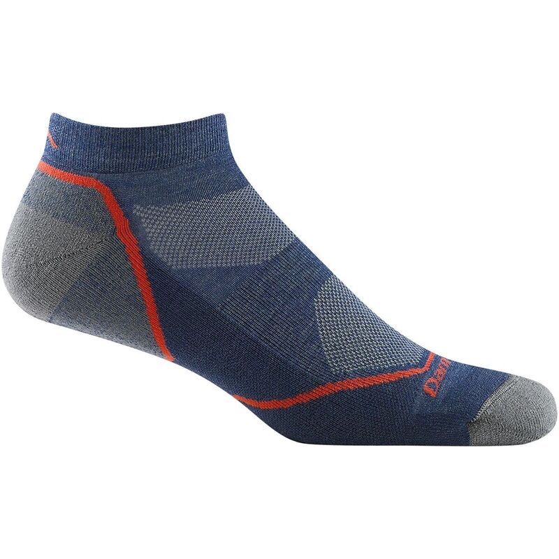 ダーンタフ メンズ アンダーウェア 靴下 Darn Tough Light Hiker NoShow Lightweight Cushion Sock DenimOrange デニム