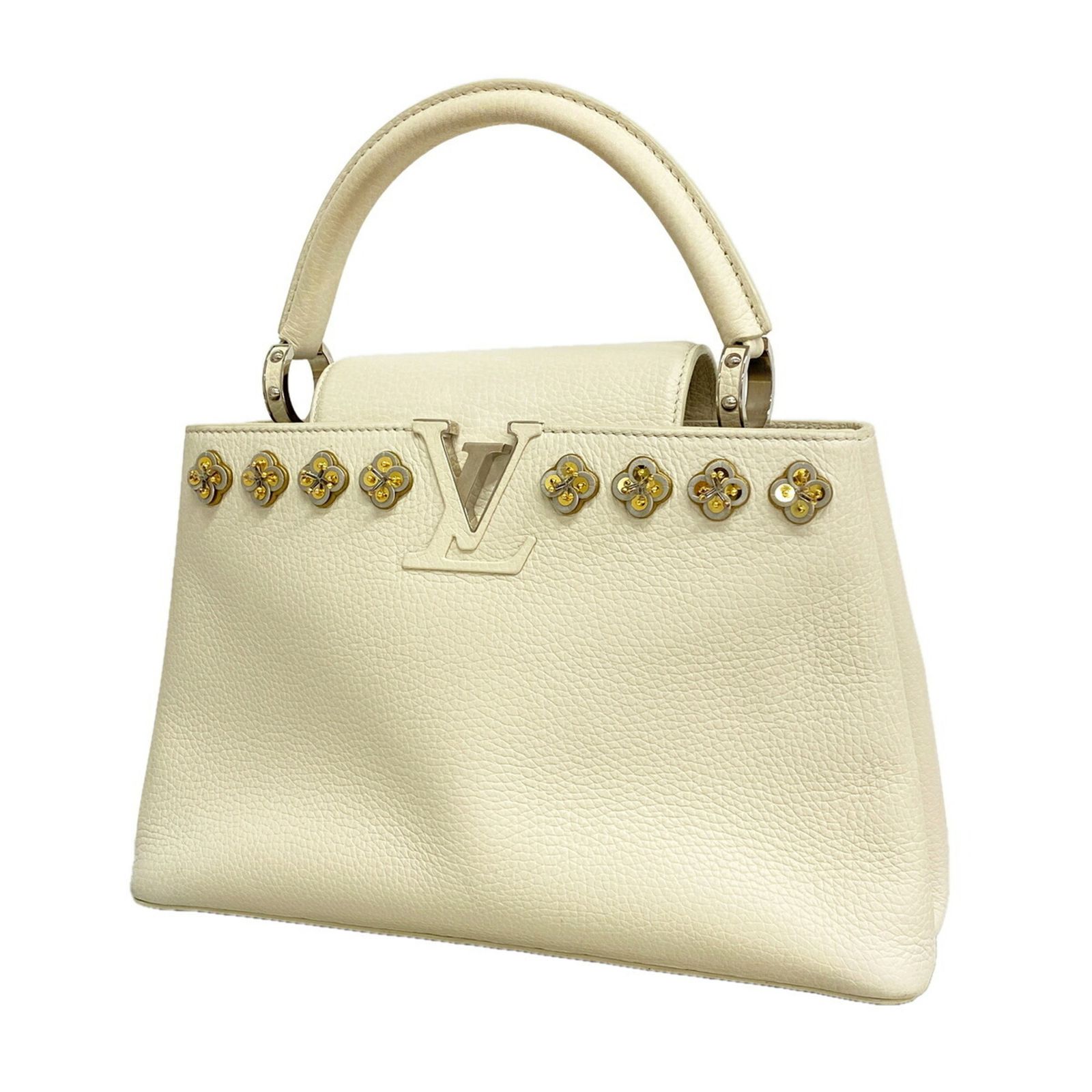 ルイ・ヴィトン(Louis Vuitton) ルイ・ヴィトン ハンドバッグ トリヨン カプシーヌPM M54264 ホワイトレディース