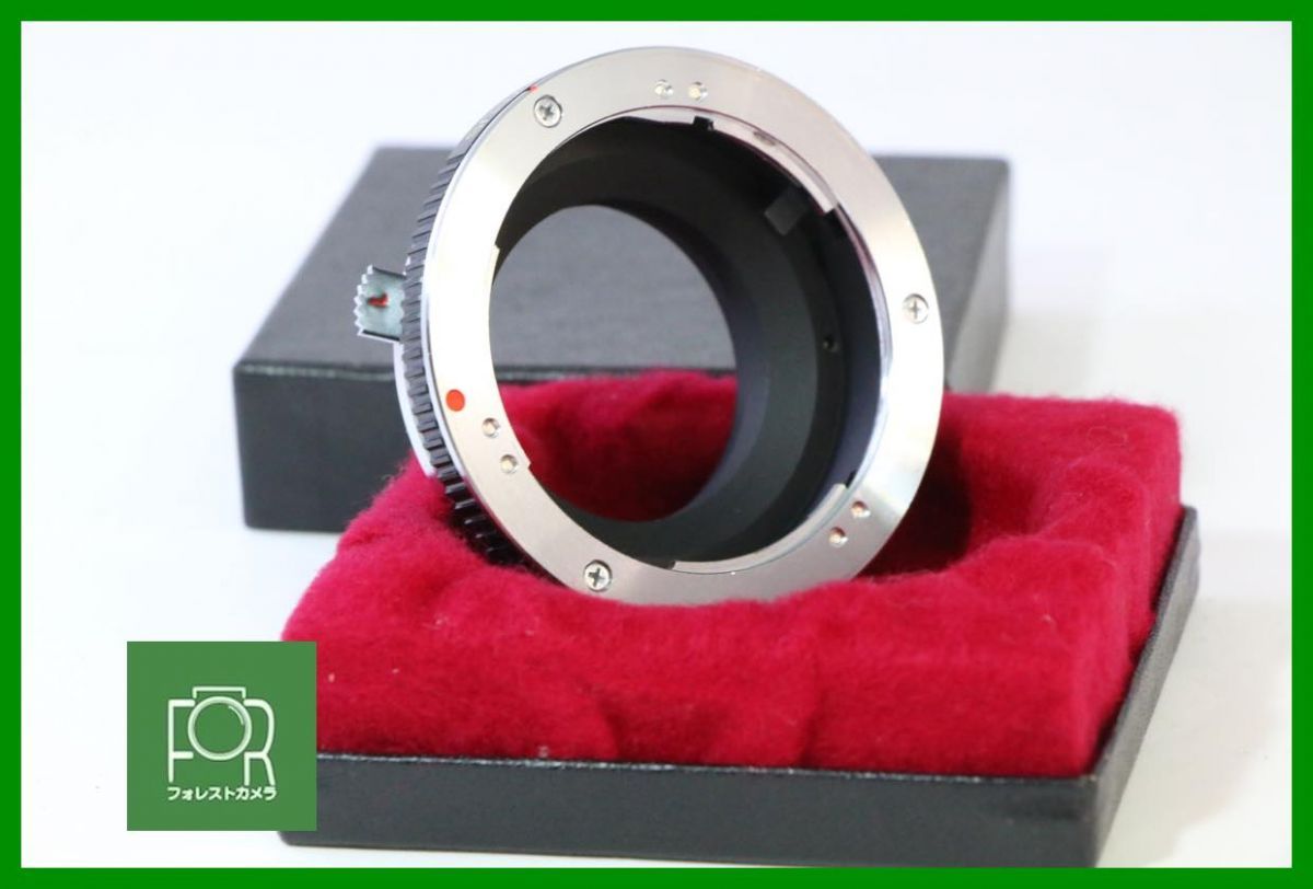 【動作保証・点検済】極上品■OLYMPUS OM LENS MOUNT ADAPTER PEN F OM→PEN Fマウント■ケース付き■EE389