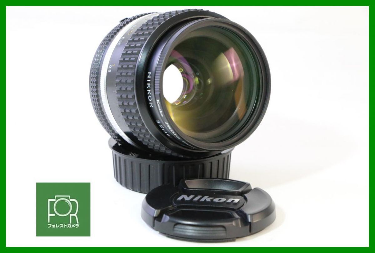 【同梱歓迎】【動作保証・点検済】光学極上■Nikon AI-S NIKKOR 35mm F2■AN1232