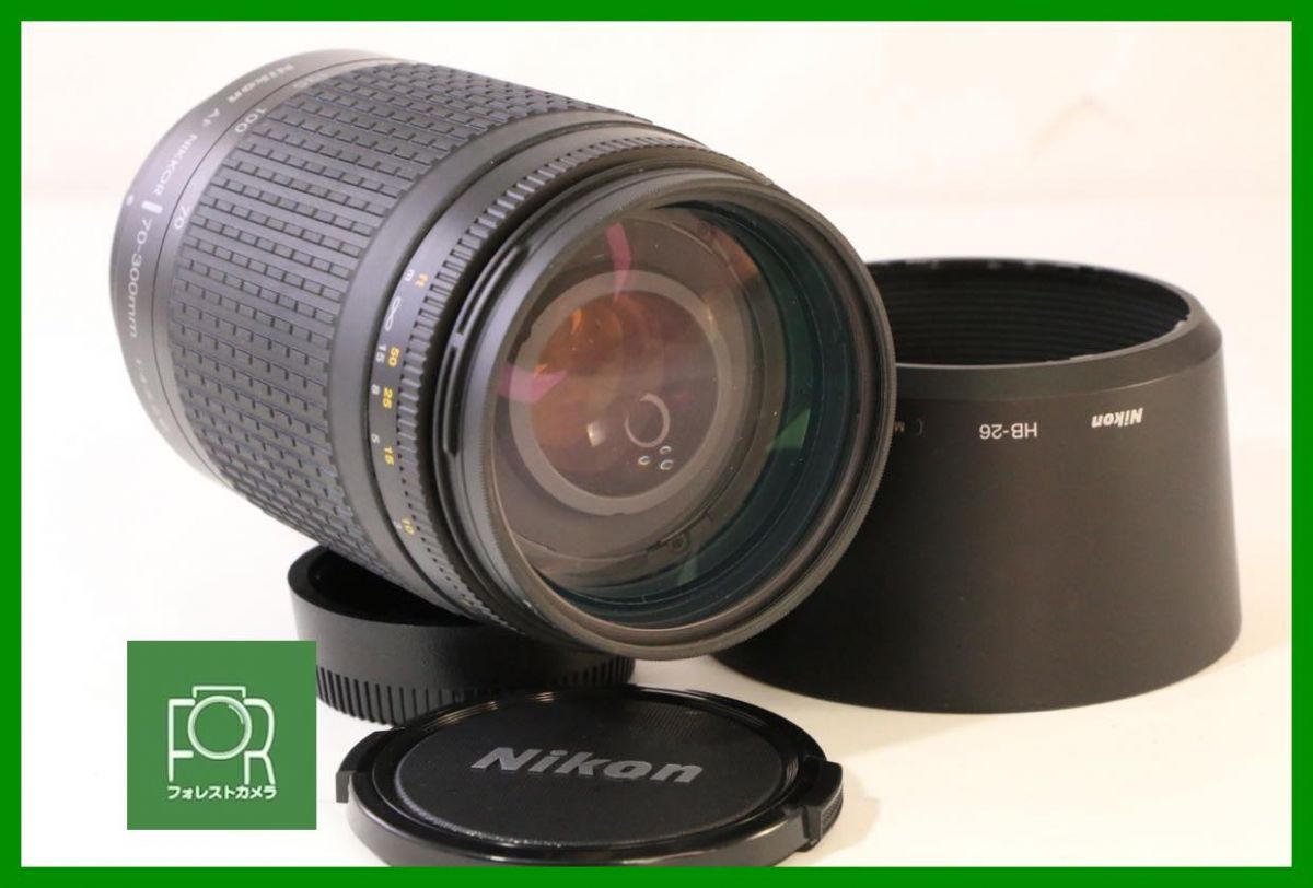 【動作保証・点検済】極上品■ニコン Nikon AF Nikkor 70-300mm F4-5.6G■前後キャップ付き■AN50 9,605円