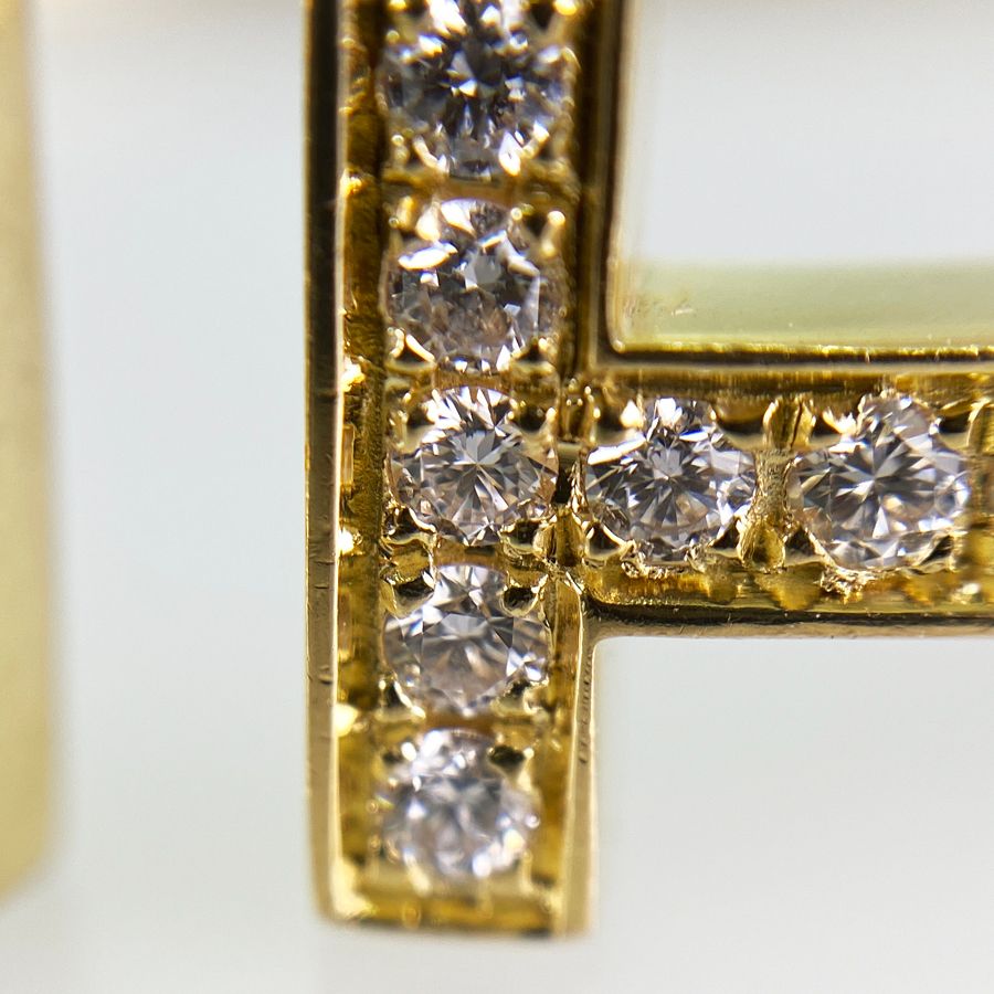 ティファニー TIFFANY&Co. Tワイヤー K18YG ダイヤモンド ブレスレット