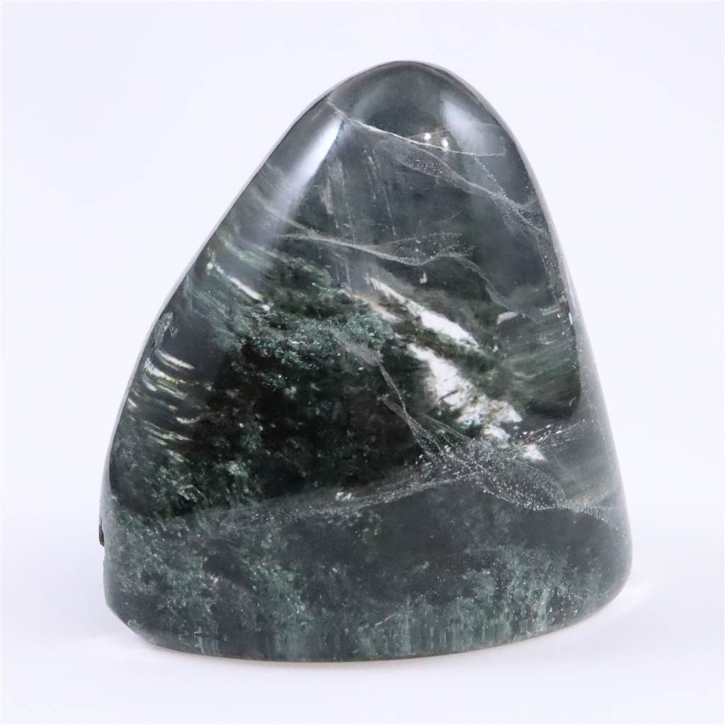 ヒマラヤ マニハール産 ガーデンクォーツ 庭園水晶 56mmハーフポリッシュ 140g 【榎本通商34370】