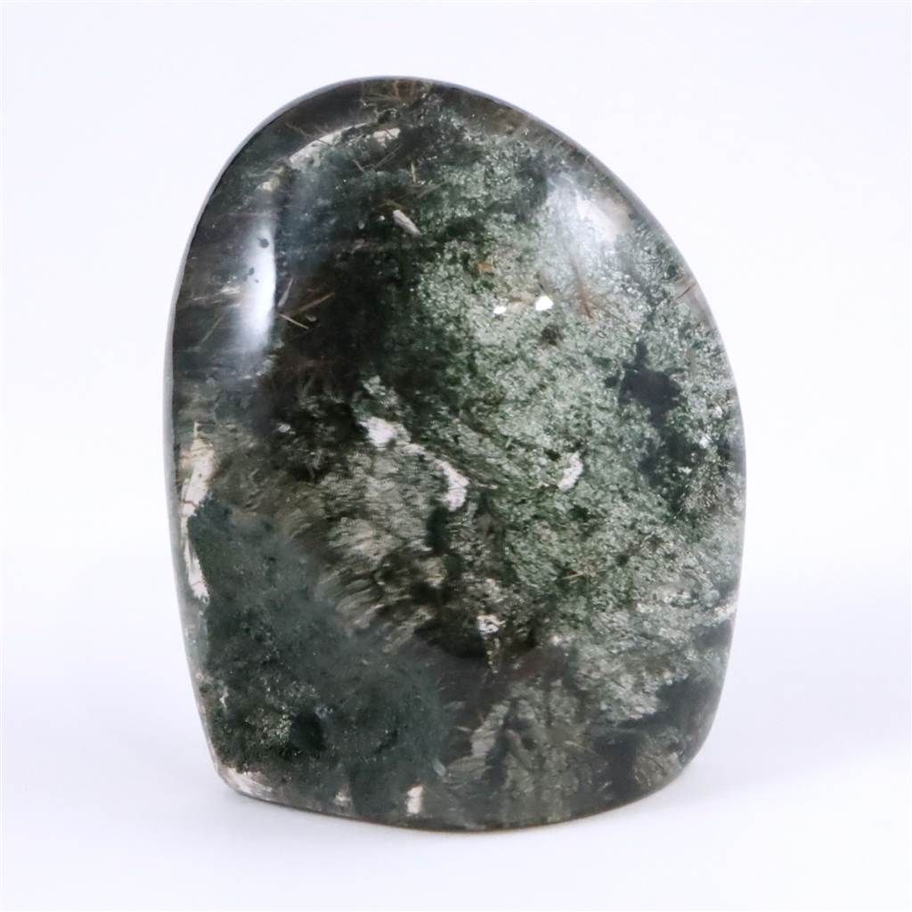 ヒマラヤ マニハール産 ガーデンクォーツ 庭園水晶 51mmハーフポリッシュ 69g 【榎本通商45925】