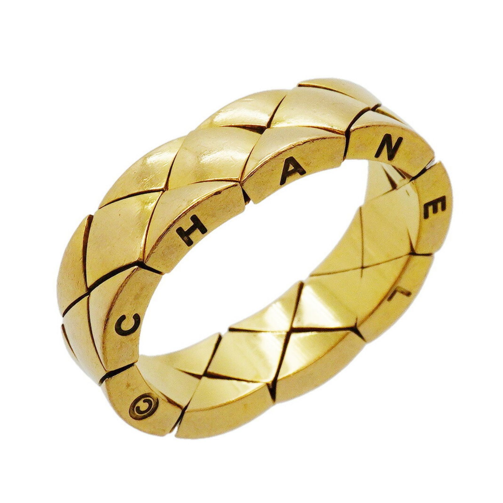 シャネル(Chanel) シャネル リング マトラッセ 18KYG イエローゴールド 15.5号メンズ レディース 251,209円