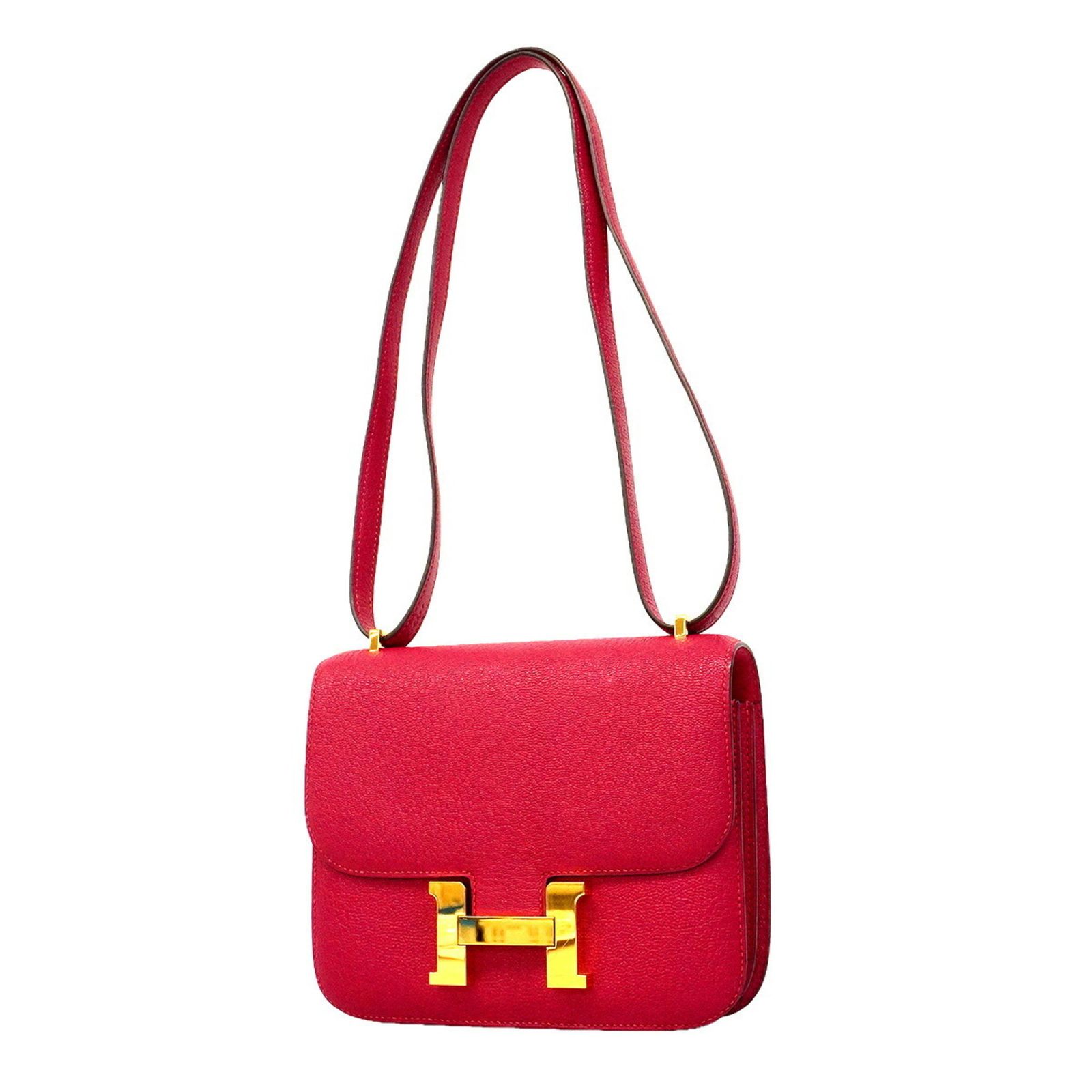 エルメス(Hermes) エルメス ショルダーバッグ コンスタンスミニ フランボワーズ Z刻印レディース P3493225