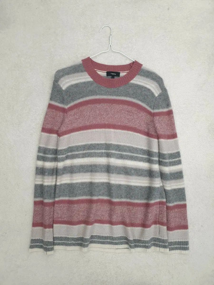 セオリー カシミア100 ストライプ ニット (55-66)