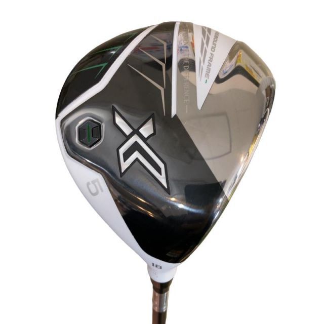 【中古】 ダンロップ XXIO(2022) eks ホワイト 5W フェアウェイウッド FW Miyazaki AX-2(FW) (フレックスS) メンズ 男性用 右利き 右用 Bランク ゴルフクラブ