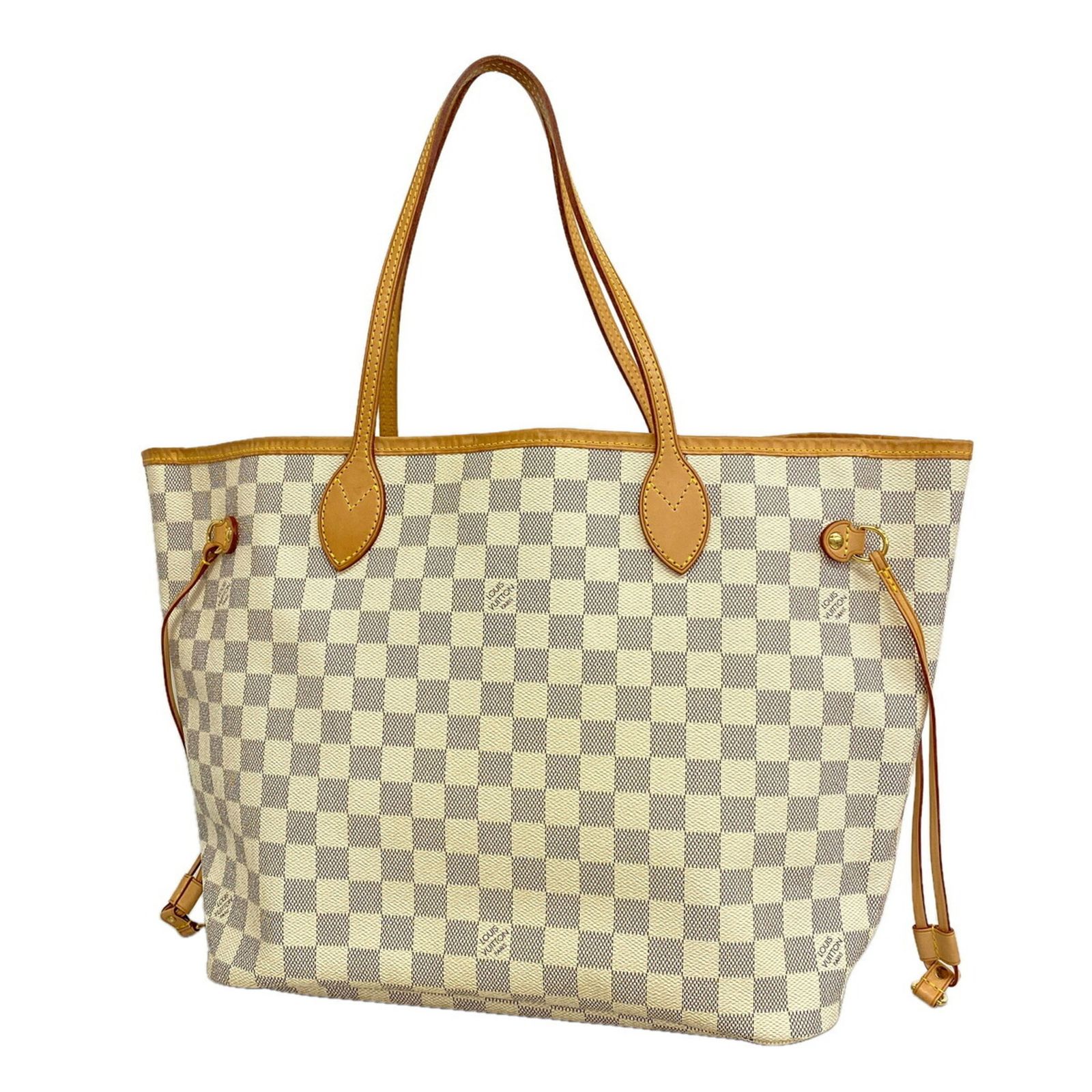 ルイ・ヴィトン(Louis Vuitton) ルイ・ヴィトン トートバッグ ダミエ・アズール ネヴァーフルMM N51107 ホワイトレディース