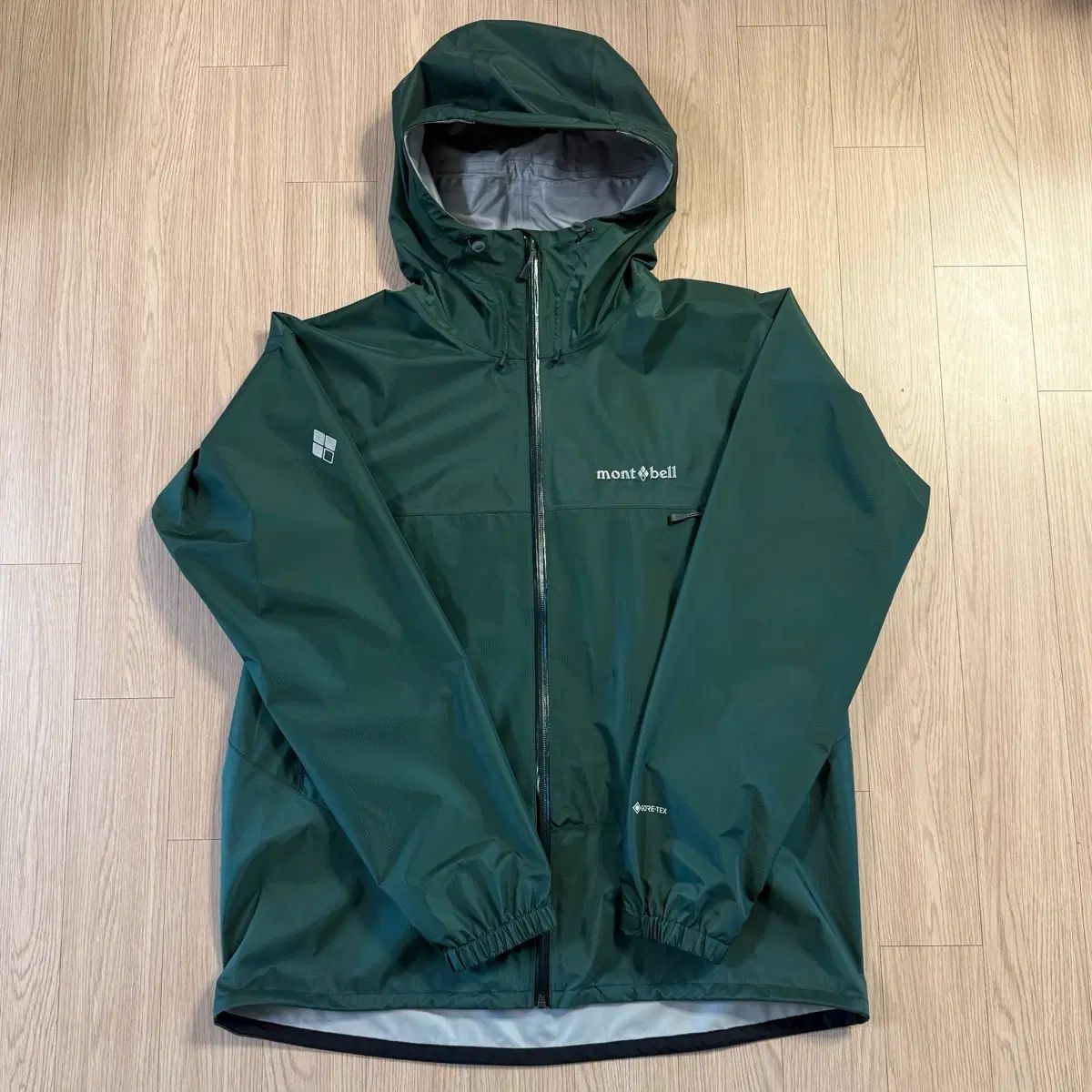 モンベル レインダンサー ゴアテックス ジャケット ダークグリーン XL