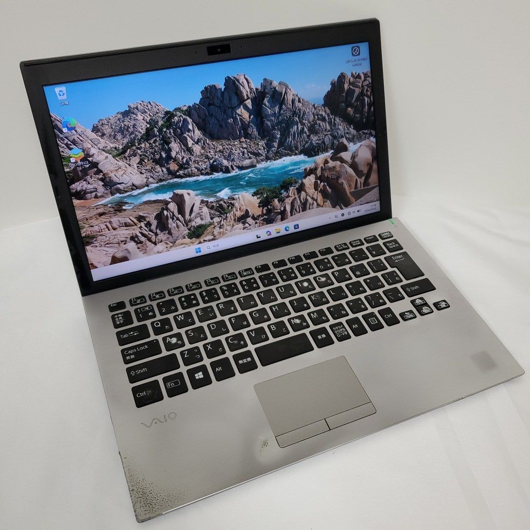 ノートPC・VAIO VJS132C11N・Intel Core i7-8550U （1.80GHz）・メモリ16GB・SSD256GB ・Win11 Pro　#003004