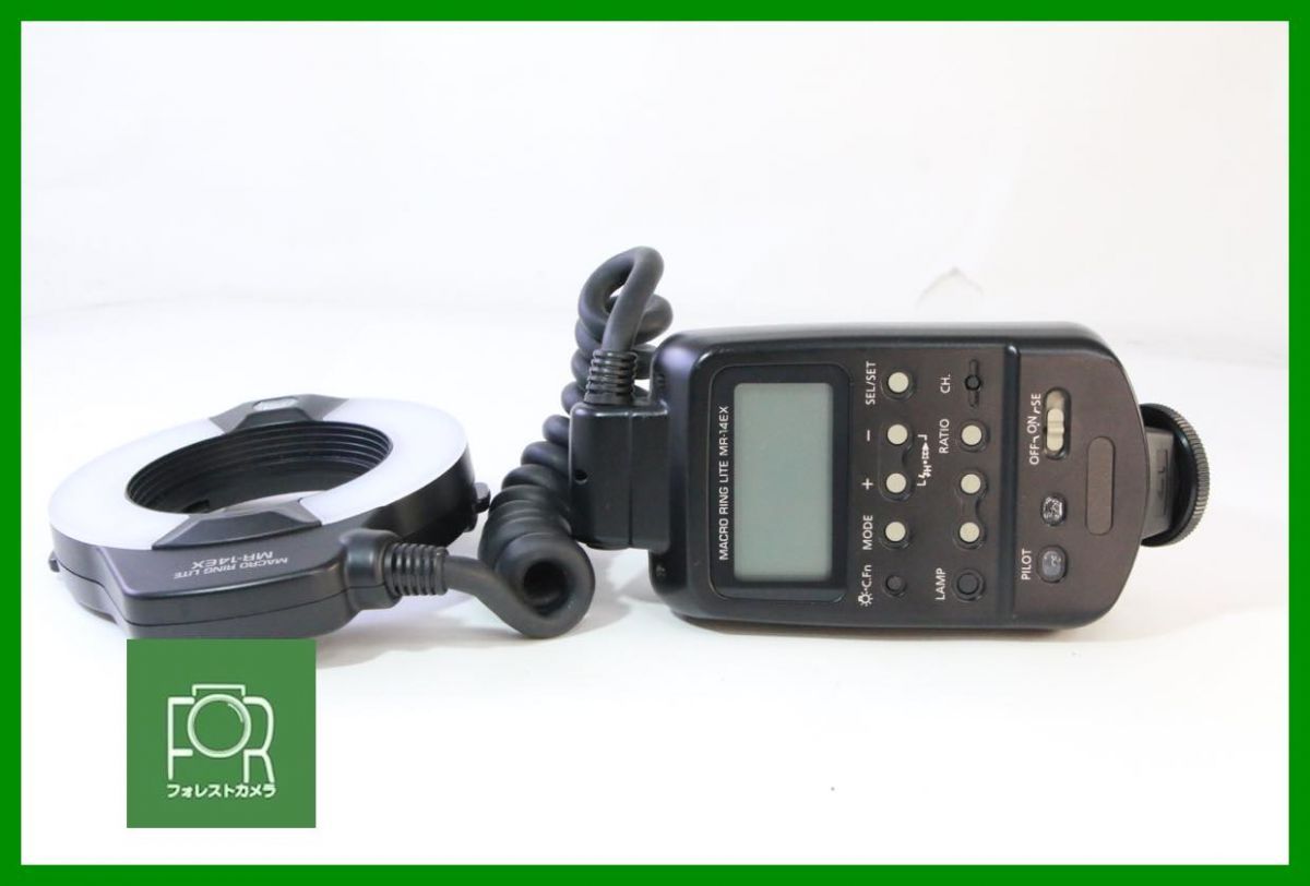 【動作保証・点検済】良品■キヤノン Canon MACRO RING LITEMR-14EX■フラッシュ確認済み■AAA640