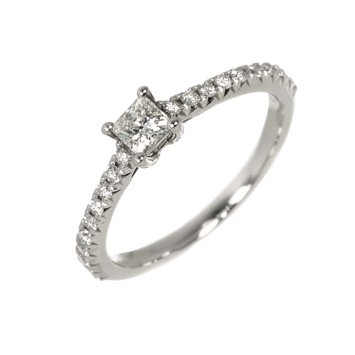 ティファニー TIFFANY&CO. ノヴォ ダイヤ 0.18ct G/VVS1 8号 リング Pt プラチナ 指輪 Diamond Ring【鑑定書付き】 90324336
