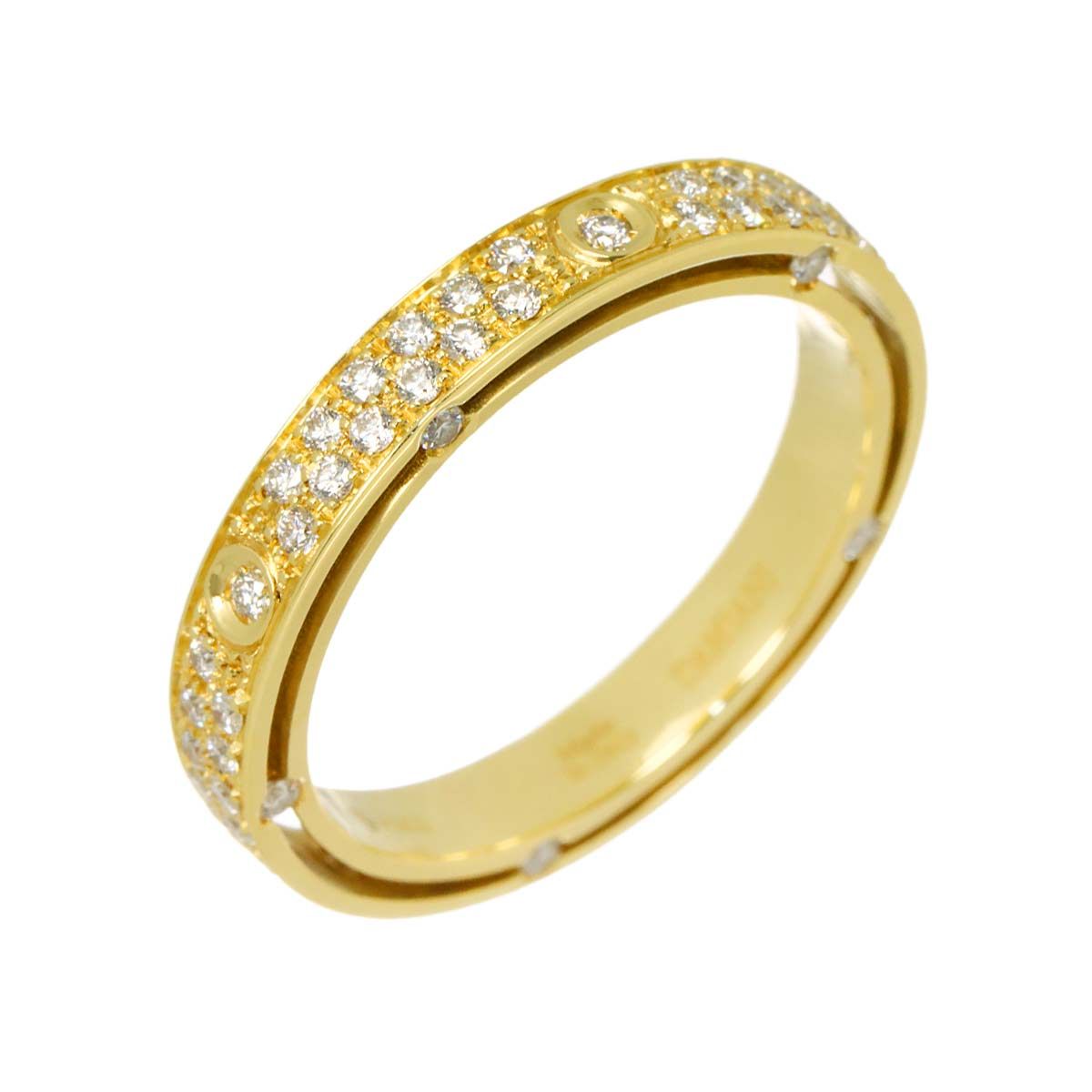 ダミアーニ DAMIANI Dサイド 17号 リング フルパヴェ ダイヤ K18 YG イエローゴールド 750 指輪 D-SIDE Ring 【証明書付き】 90332244 119,000円
