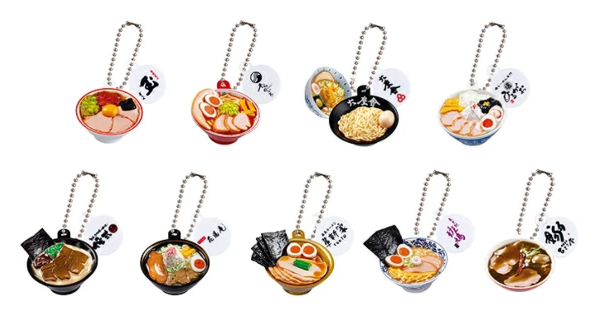 東京ラーメンストリート ミニチュアフィギュアチャームコレクション01 全9種セット BANDAI コンプリート