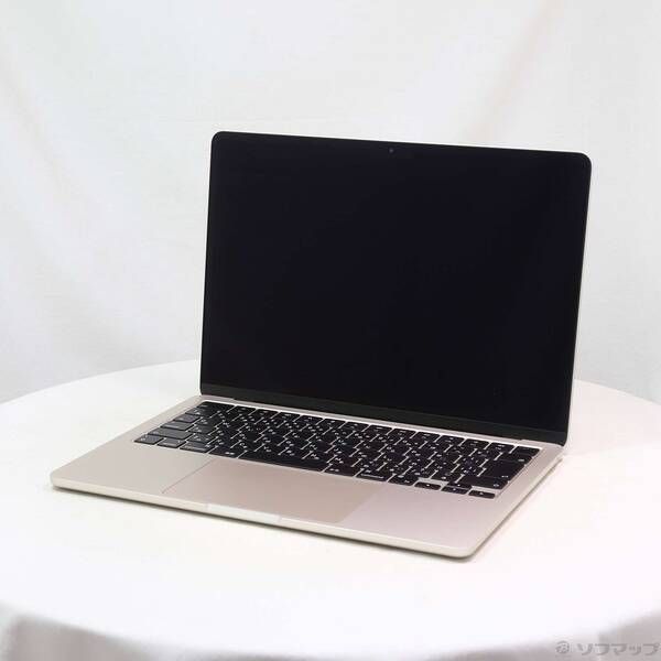 ソフマップ 〔中古品〕 MacBook Air 13.6-inch Mid-2022 MLY13J／A Apple M2 8コアCPU_8コアGPU 8GB SSD256GB スターライト 〔26.3 Tahoe〕【269】