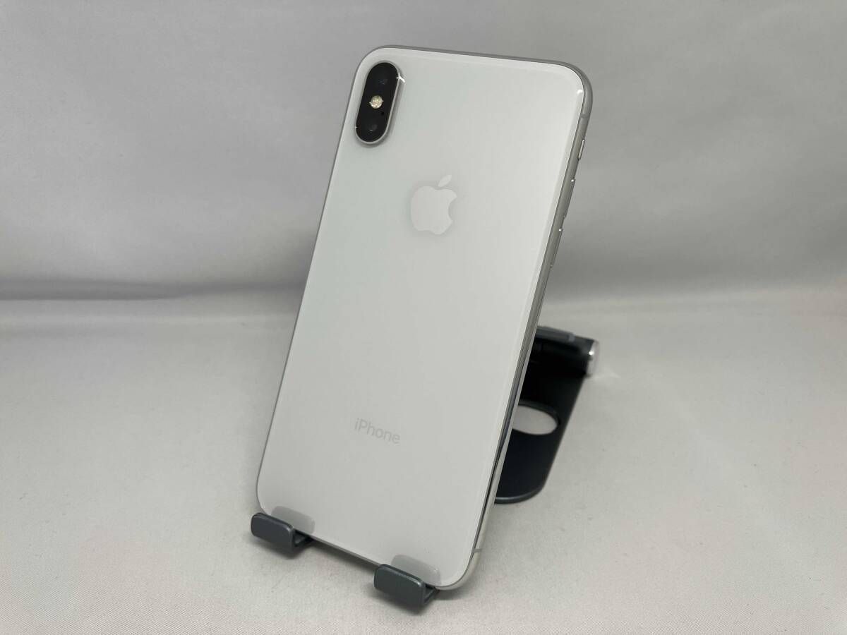 docomo 【SIMロックなし】MQC22J/A iPhone X 256GB シルバｰ docomo