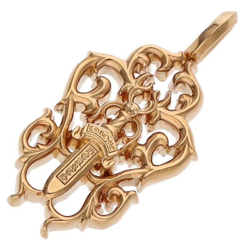 クロムハーツ 22K VINE DAGGER/ヴァインダガー ゴールドネックレストップ メンズ