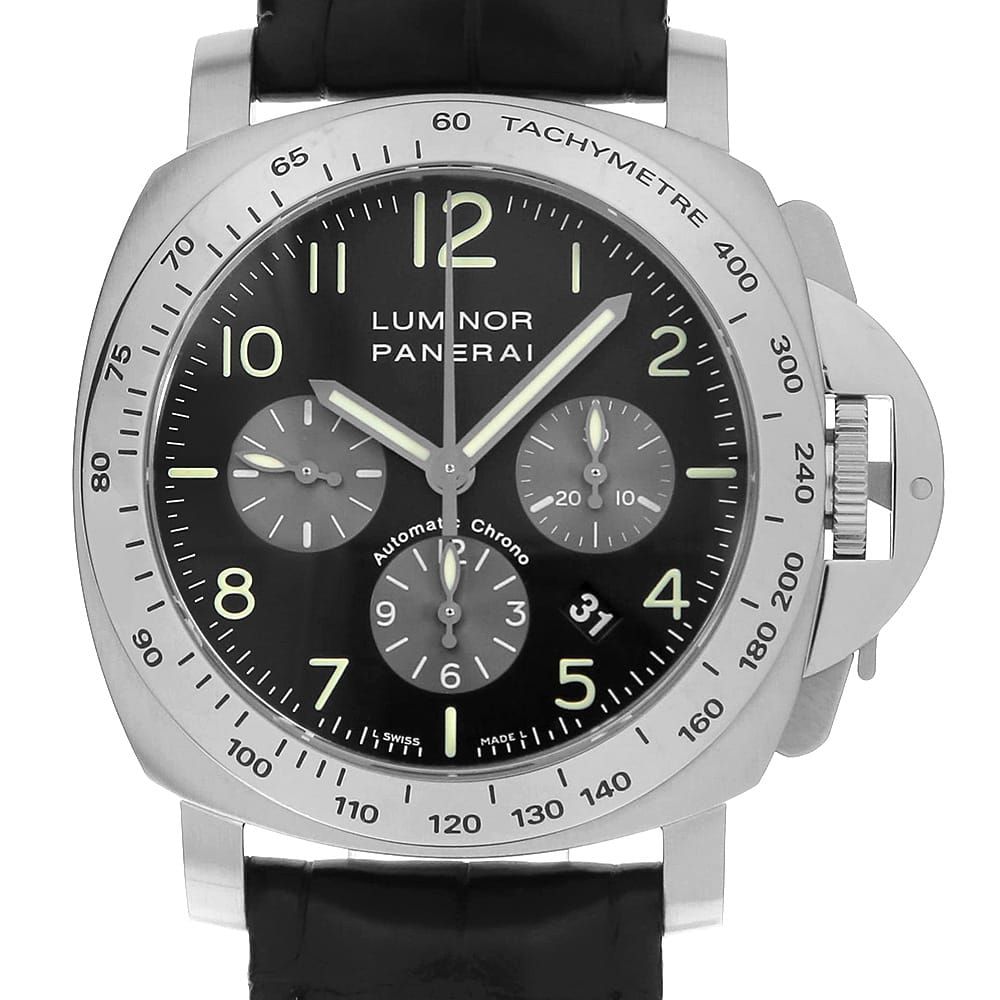 パネライ ルミノール クロノグラフ 限定1500本 PAM00162 F番 中古 メンズ