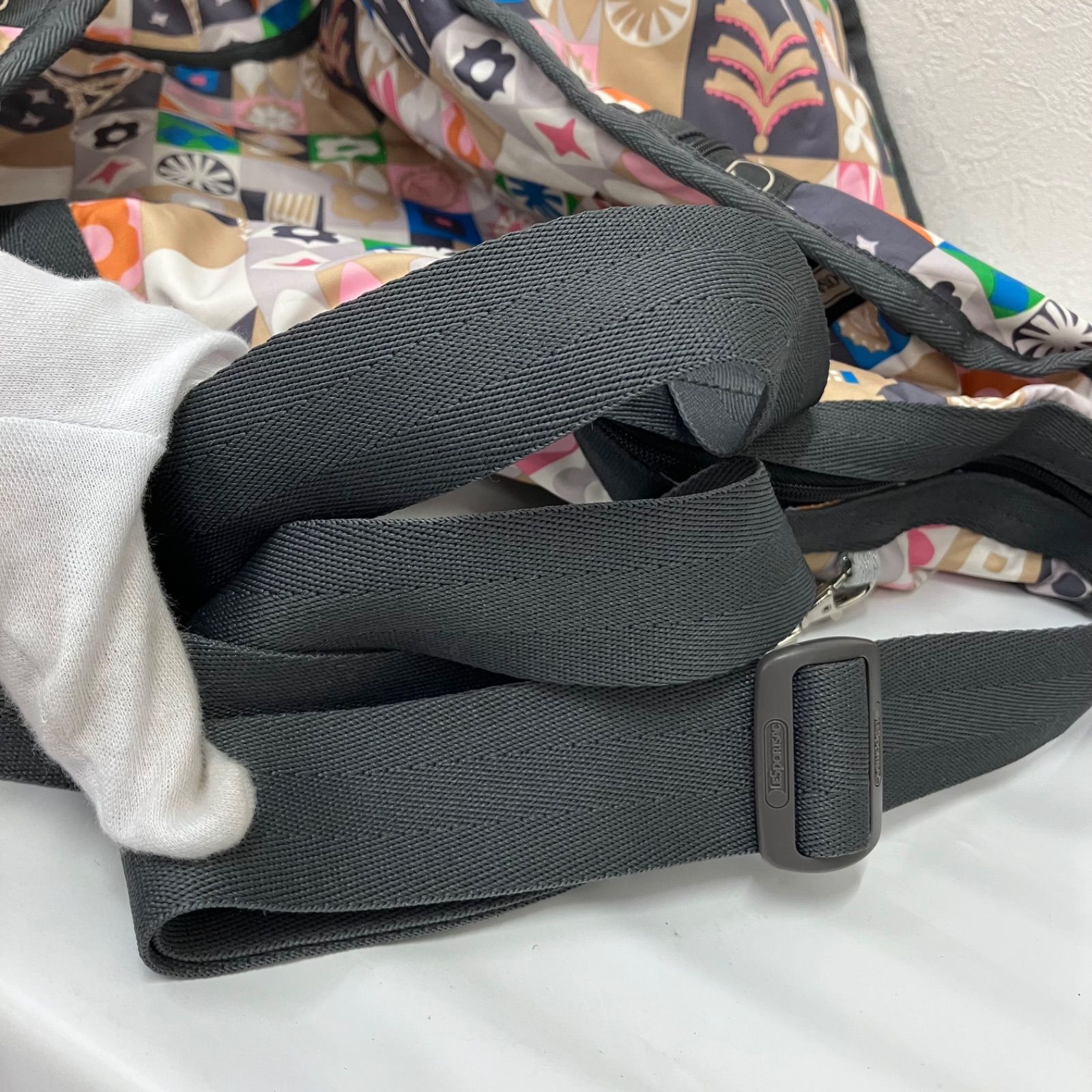 8057 LeSportsac レスポートサック ボストンバッグ 2way 旅行 大容量