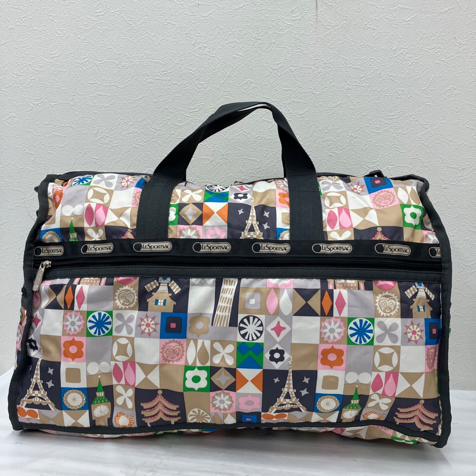 8057 LeSportsac レスポートサック ボストンバッグ 2way 旅行 大容量