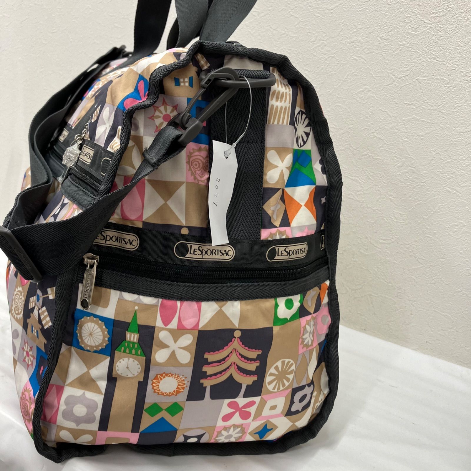 8057 LeSportsac レスポートサック ボストンバッグ 2way 旅行 大容量