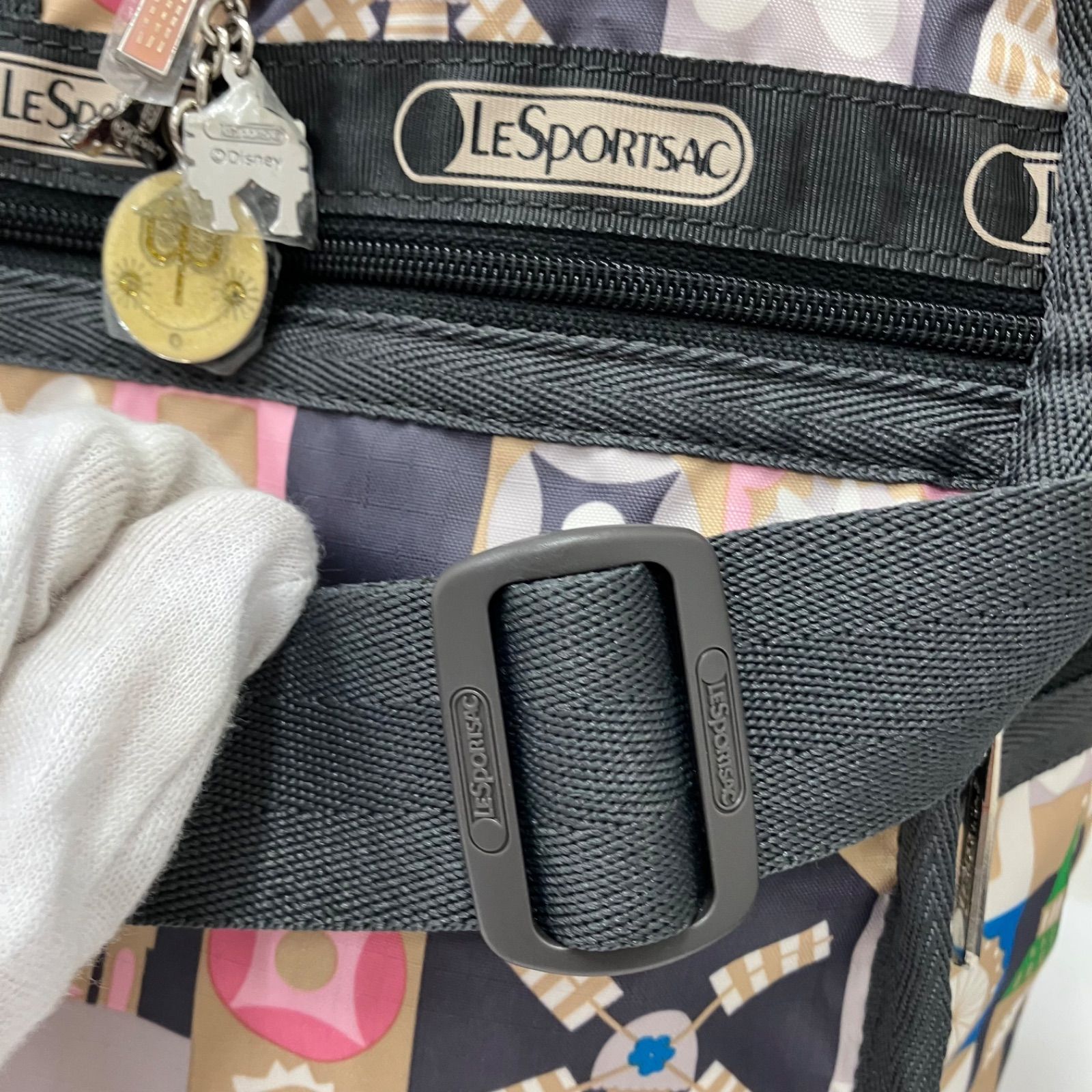 8057 LeSportsac レスポートサック ボストンバッグ 2way 旅行 大容量