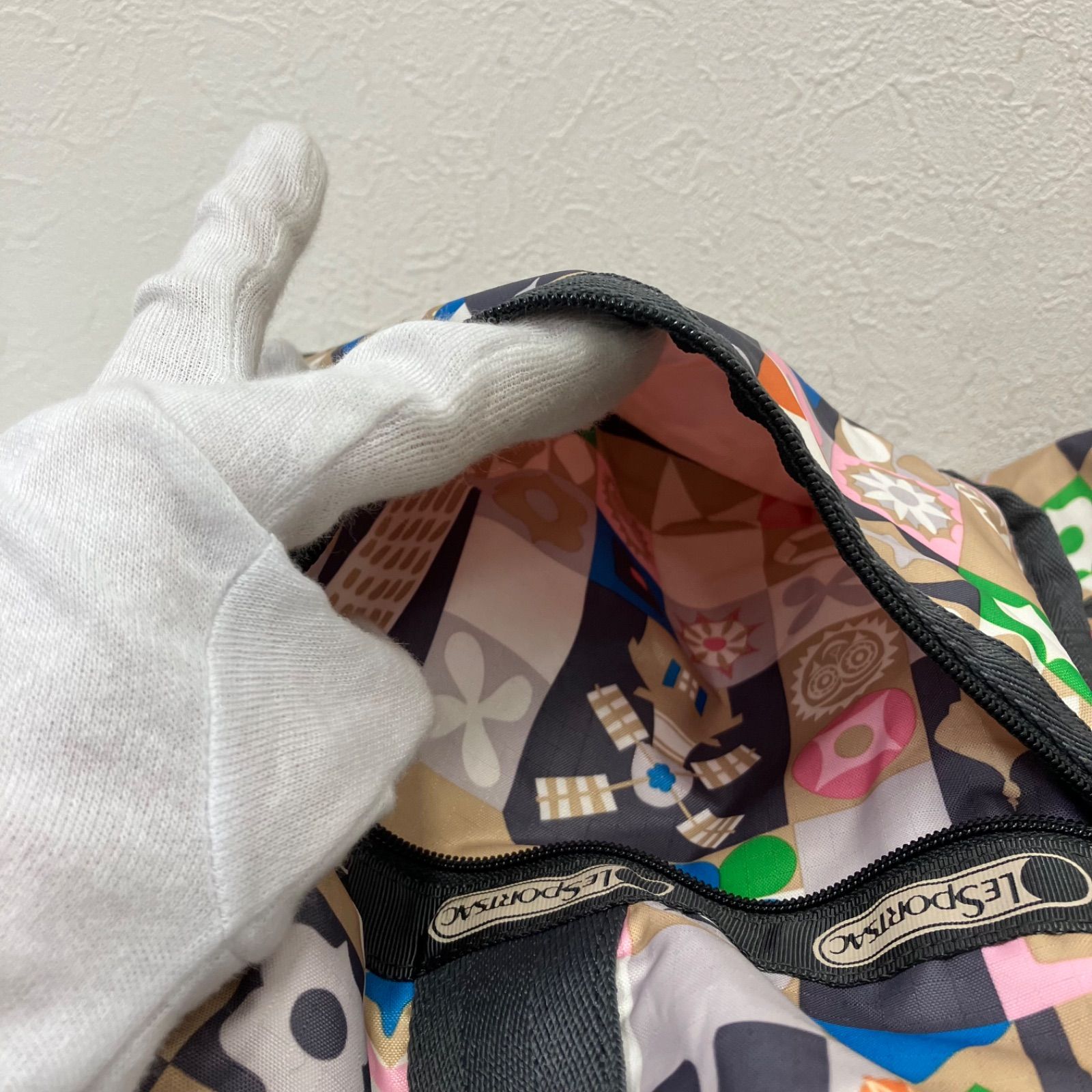 8057 LeSportsac レスポートサック ボストンバッグ 2way 旅行 大容量