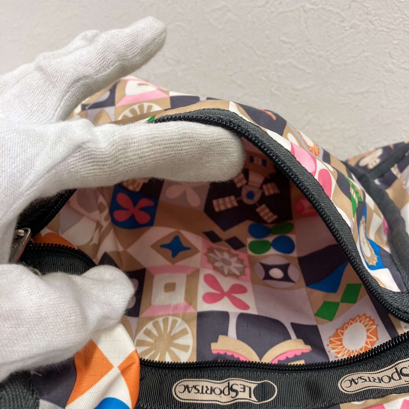 8057 LeSportsac レスポートサック ボストンバッグ 2way 旅行 大容量