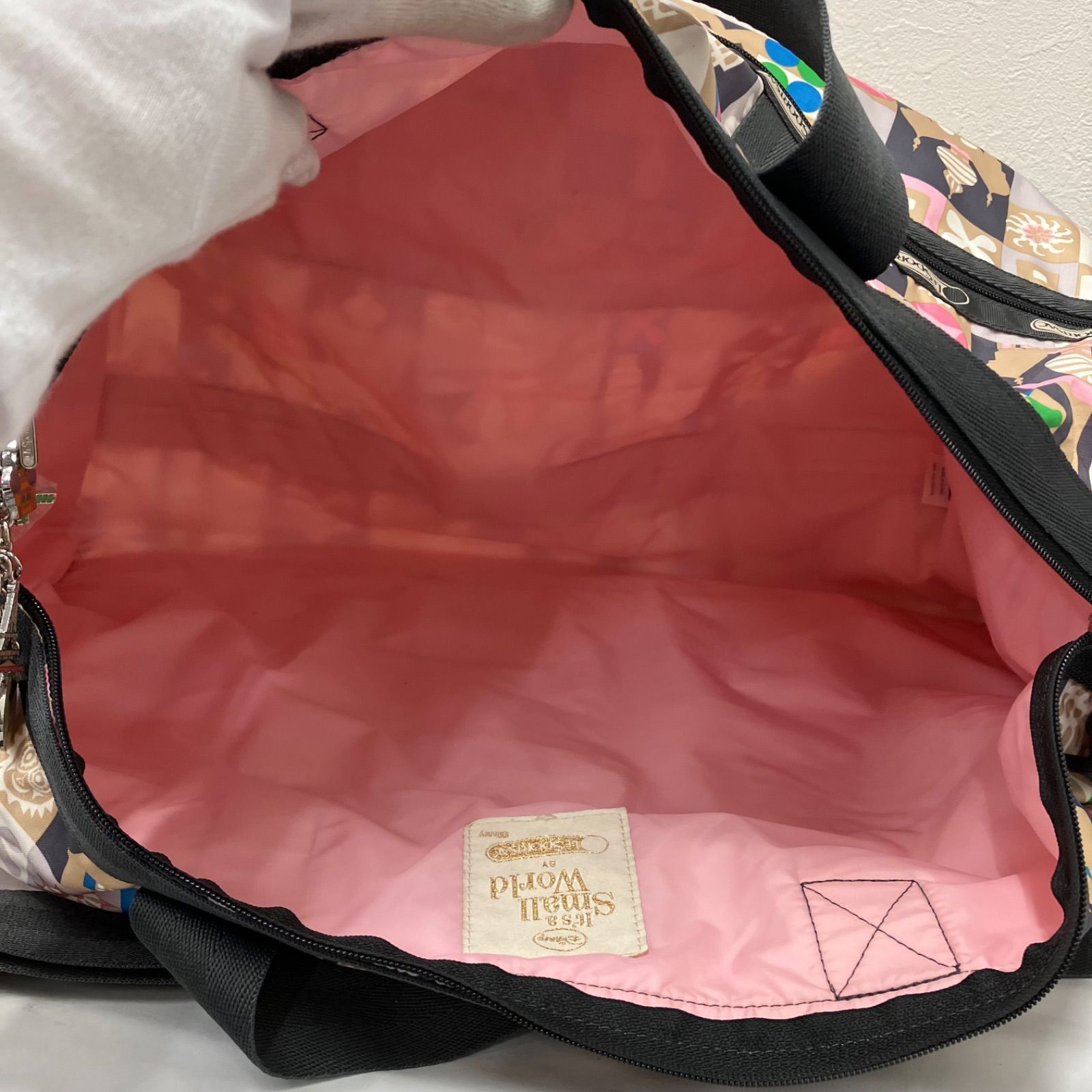 8057 LeSportsac レスポートサック ボストンバッグ 2way 旅行 大容量