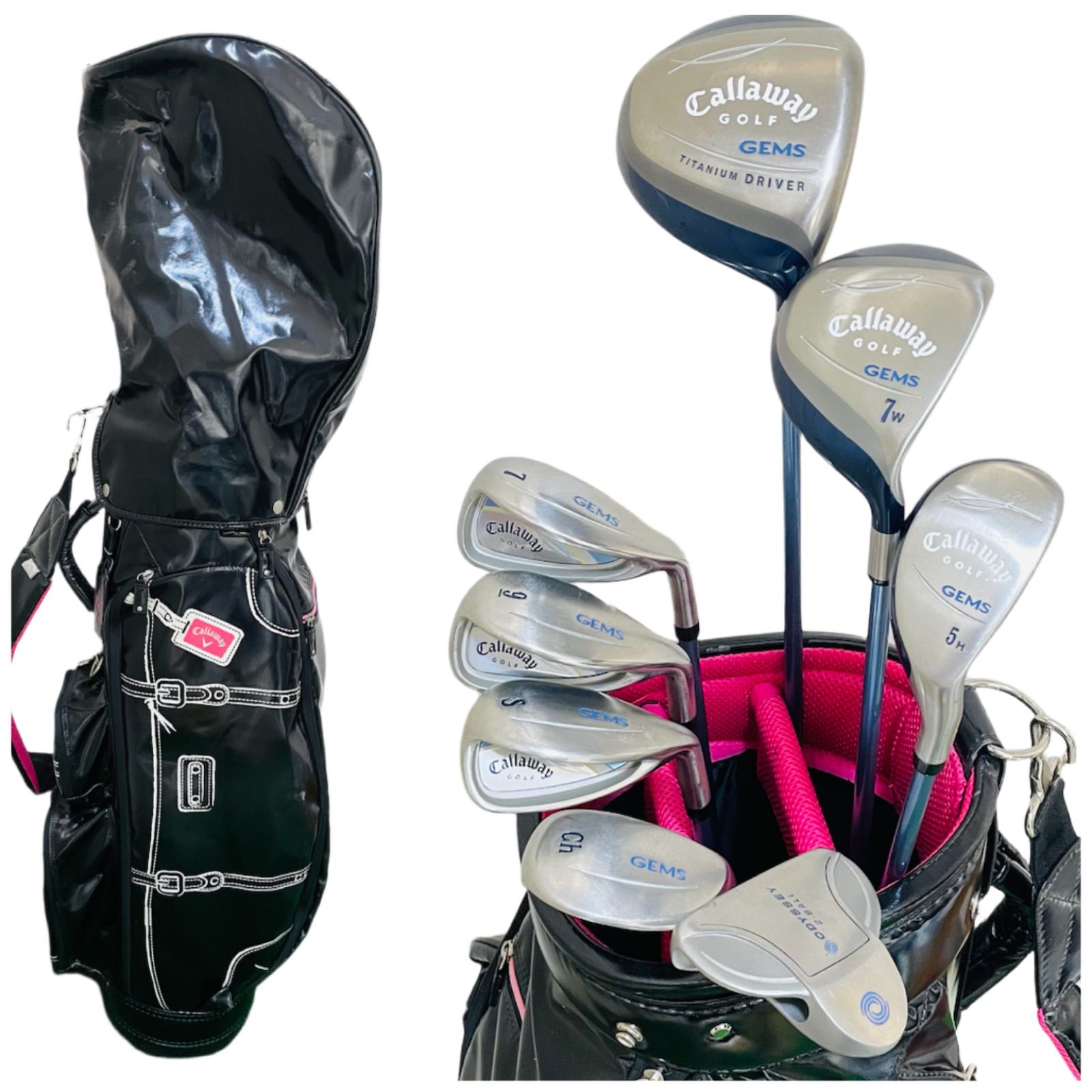 570 Callaway GEMS キャロウェイ レディース 女性用 ゴルフクラブ8本セット キャディバッグ付き 送料無料 匿名配送