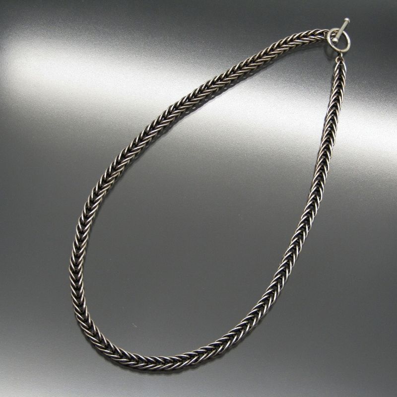 美品 Steve Arviso ナバホ族 ネックレス マネーチェーン 46cm スティーブアルビソ ワイヤー シルバー 80007625 73,150円