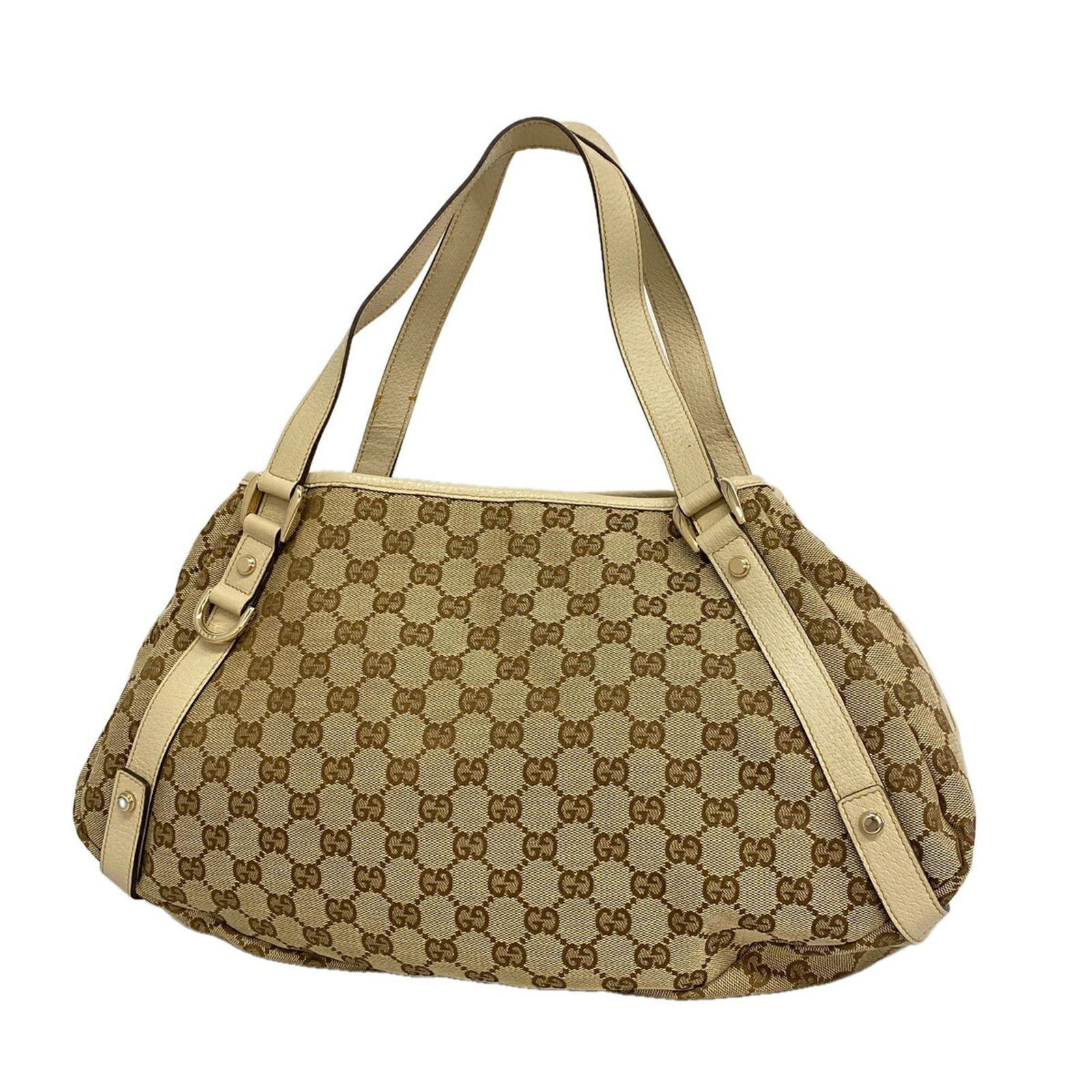 グッチ(Gucci) グッチ トートバッグ GGキャンバス アビー 130736 キャンバス ベージュ ブラウン シャンパンレディース P3443131トートバッグ
