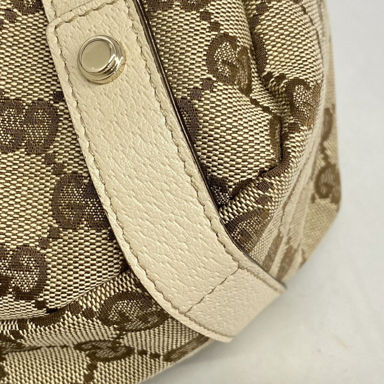グッチ(Gucci) グッチ トートバッグ GGキャンバス アビー 130736 キャンバス ベージュ ブラウン シャンパンレディース P3443131