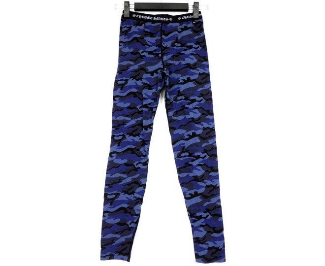 クロムハーツ CHROME HEARTS フロント ホースシュー プリント 迷彩 レギンス w27980