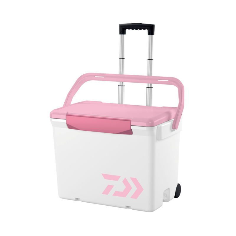ダイワ シークールキャリー3 GU2500 ブロッサムピンク｜キャリー付きクーラーボックス