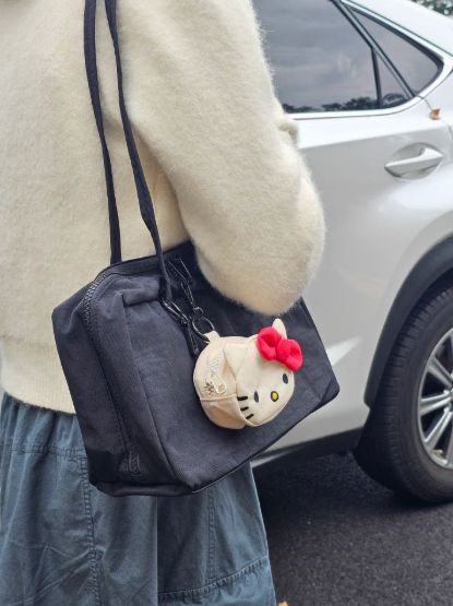 バグー（BAGGU）ナイロンボウラーバッグ ブラック 10,209円