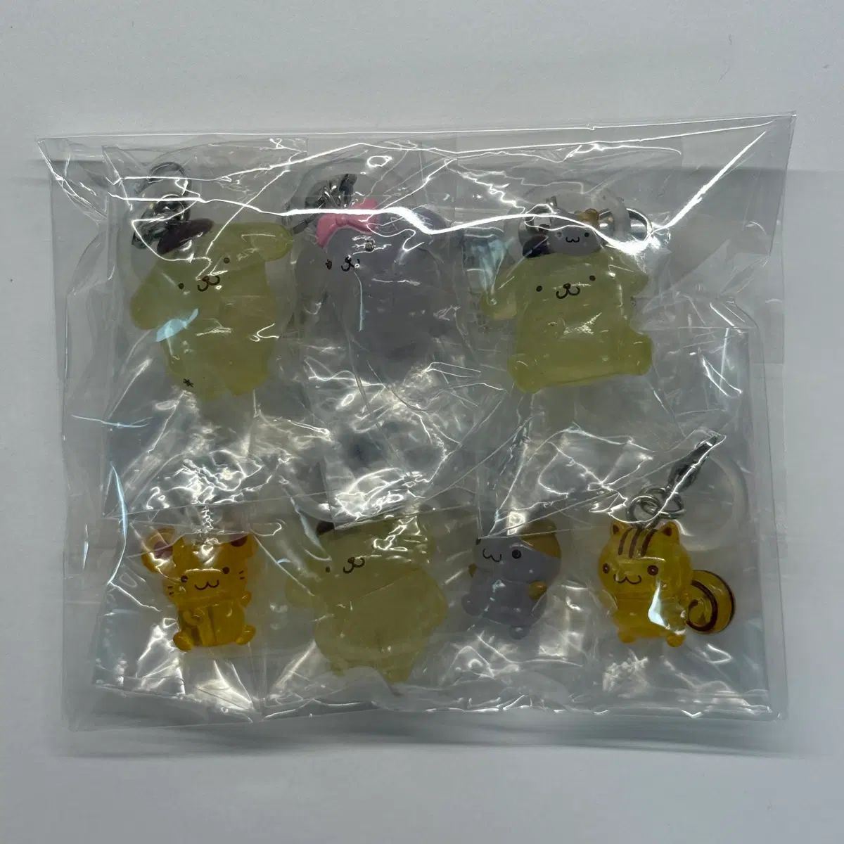 ポムポムプリン クリア めじるし ガチャ フィギュア フルセット