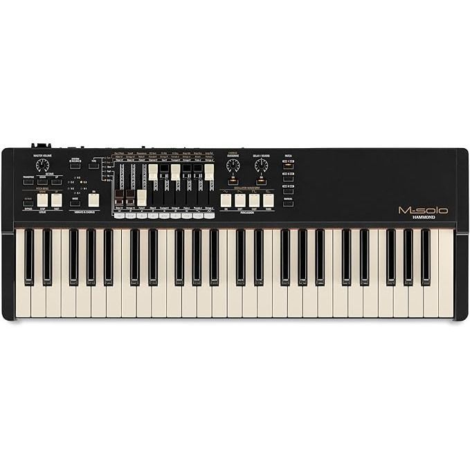 【新品】HAMMOND M-solo BK 49鍵盤 ドローバーキーボード ハモンドオルガン オルガン シンセサイザー エムソロ