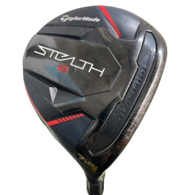 【中古】 テーラーメイド STEALTH2 7W フェアウェイウッド FW TENSEI RED TM50(STEALTH FW) (フレックスS) メンズ 男性用 右利き 右用 Cランク ゴルフクラブ