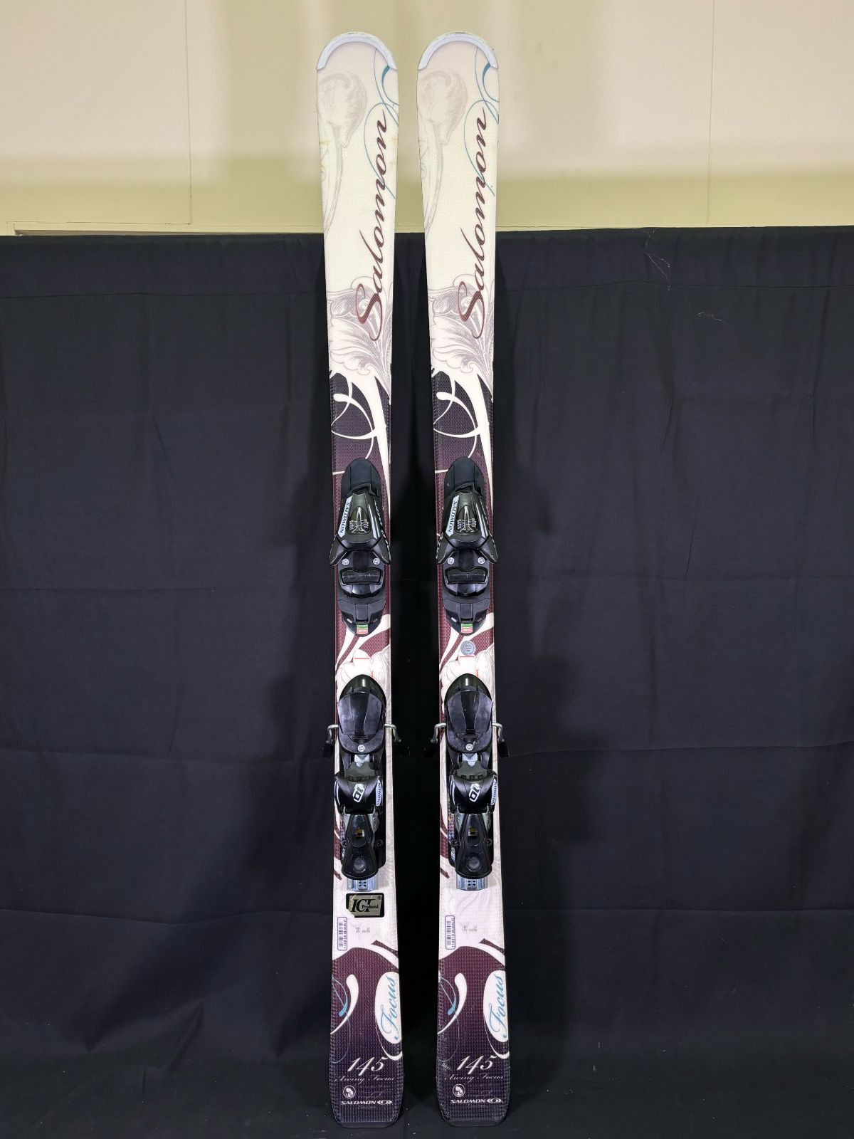 SALOMON サロモン Focus フォーカス スキー板 145cm ビンディング付き レディース 初心者〜中級者 9,120円