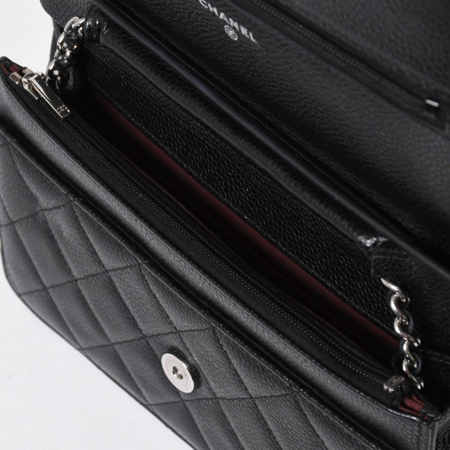 新品同様品 CHANEL シャネル 財布 マトラッセ クラシック チェーン