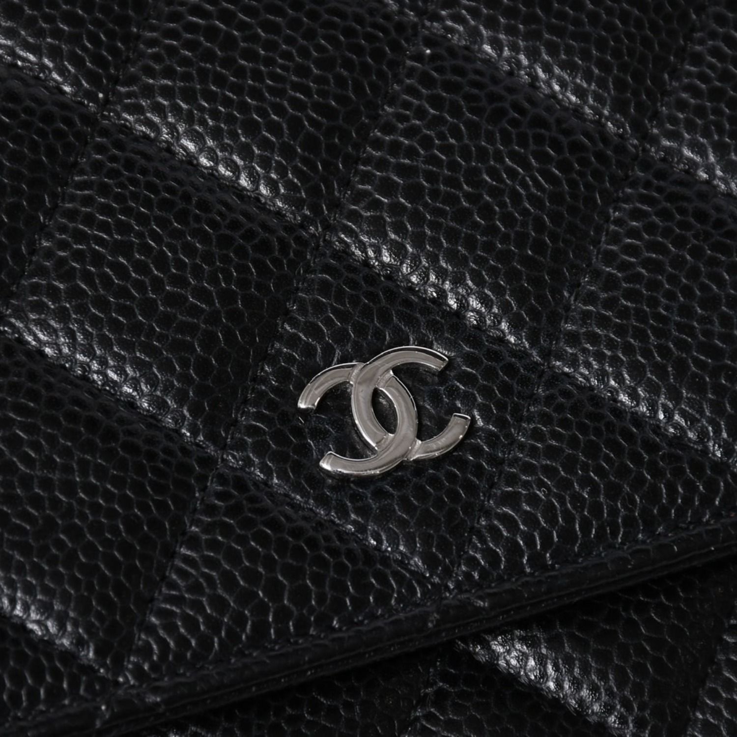 新品同様品 CHANEL シャネル 財布 マトラッセ クラシック チェーン