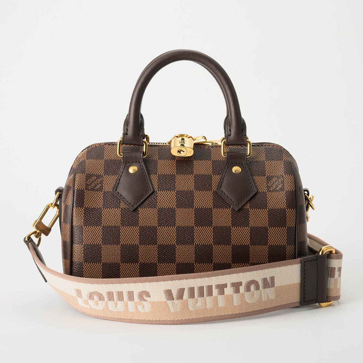新品 ルイヴィトン Louis Vuitton ショルダーバッグ スピーディ・バンドリエール20 ブラウン