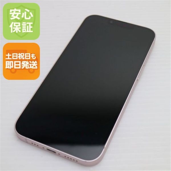 新品同様 SIMフリー iPhone13 512GB ピンク 白ロム 本体 即日発送 土日祝発送OK あすつく