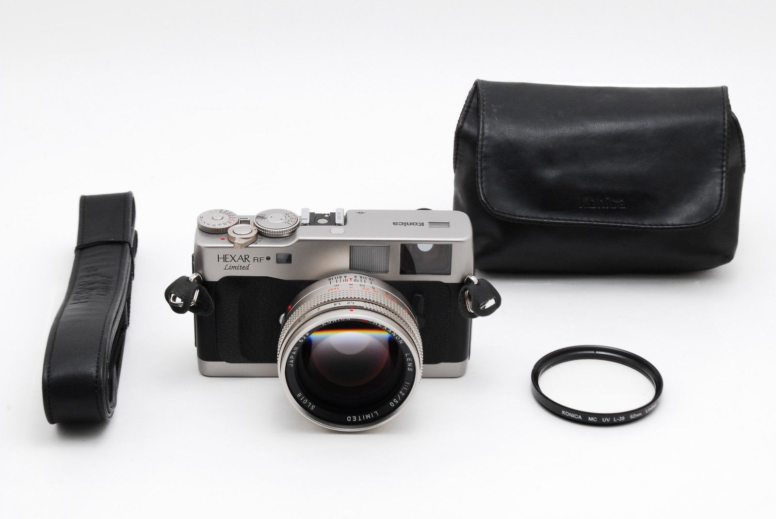 【ほぼ未使用】コニカ フィルム カメラ Konica Hexar RF Limited Edition 50mm f/1.2 M Hexanon #A1105T260630